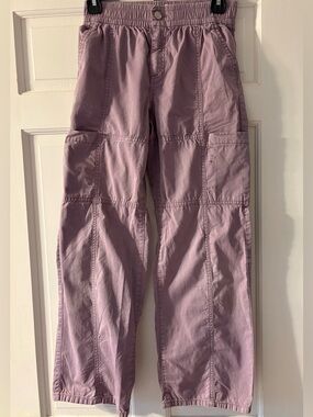 Gap kids 100% Cotton lilac Utility Pants size xl
